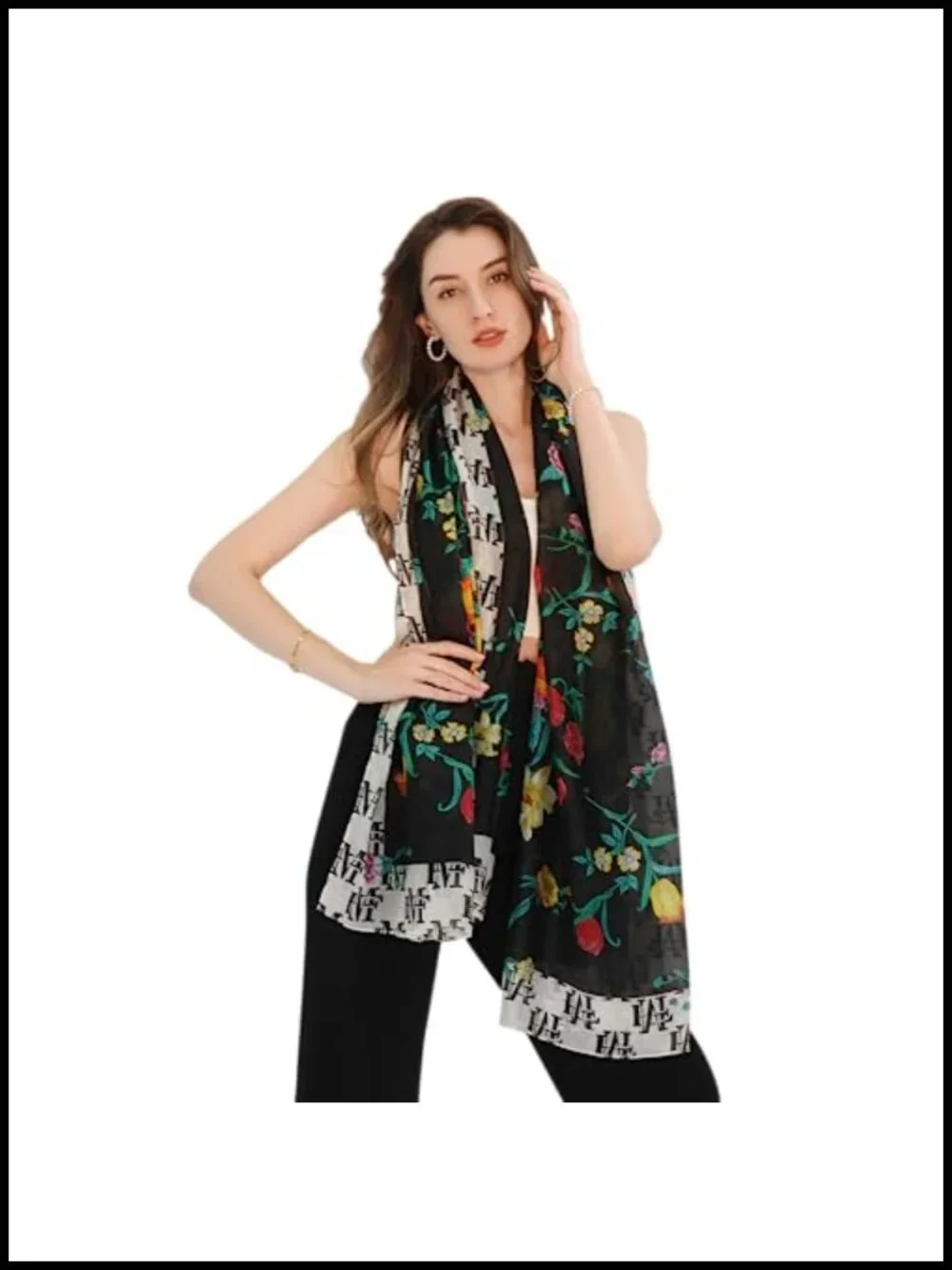 100% Mulberry Silk Pashmina Shawl Wrap Oversized Travel Scarf